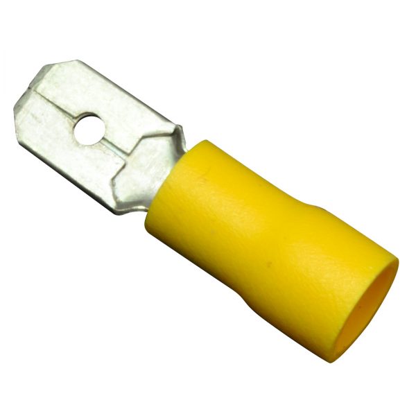 CRIMP TERMINAL YELLOW MALE BLADE