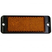 REFLECTOR AMBER 85X31 SCREW BASE TWIN PK